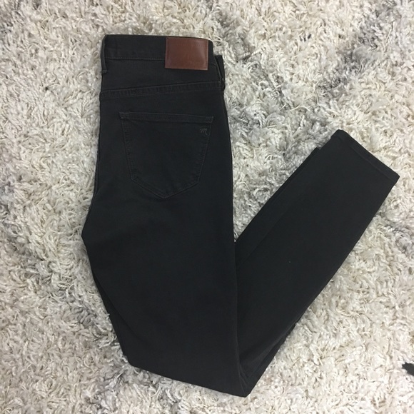 Madewell Denim - Madewell Black Skinny High Rise Jeans Size 27